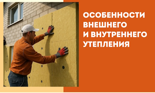 Какие особенности внешнего и внутреннего утепления в Кирове