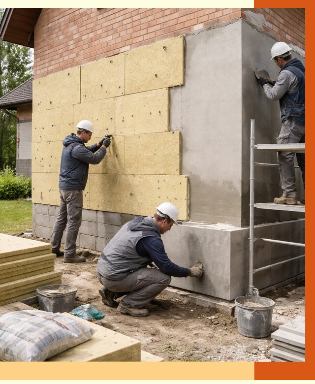 Утепление частного дома в Кирове под ключ от 7772 руб/м2 — недорого | ТепломастерКри