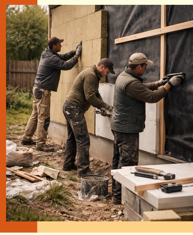 Утепление дачного дома под ключ в Кирове