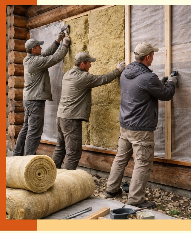 Утепление деревянного дома в Кирове эффективными технологиями