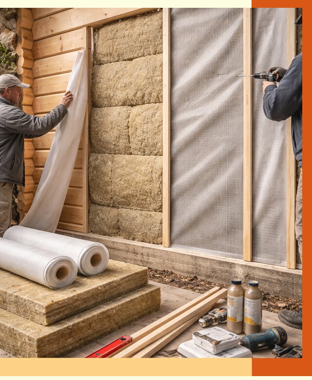 Утепление дома из минибруса в Кирове от 4663 руб/м2 — заказать профессионально | ТепломастерКри