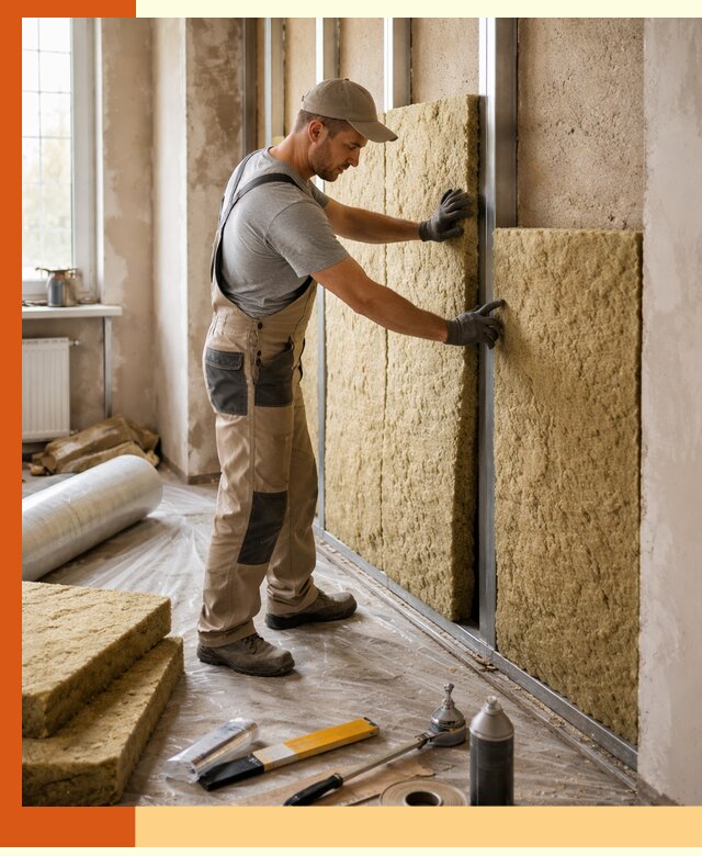 Утепление квартиры в Кирове — комплексная теплоизоляция стен и полов