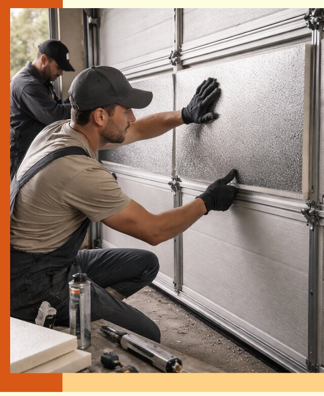 Утепление гаражных ворот в Кирове качественно и надежно