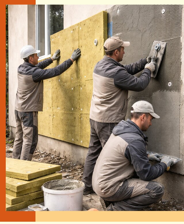 Утепление фасада под штукатурку в Кирове — энергоэффективная технология