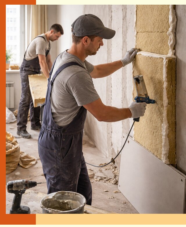 Утепление стен изнутри в Кирове — качественно и эффективно