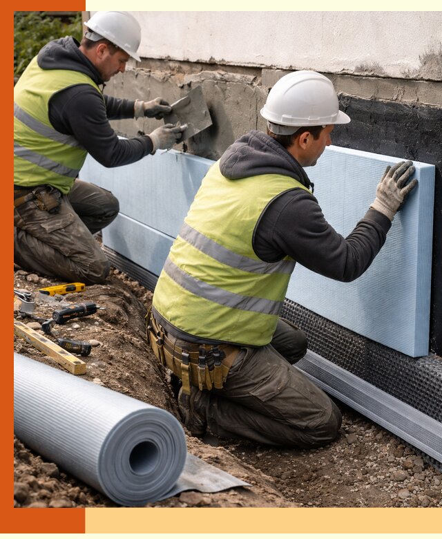 Утепление фундамента снаружи в Кирове — профессиональная теплоизоляция