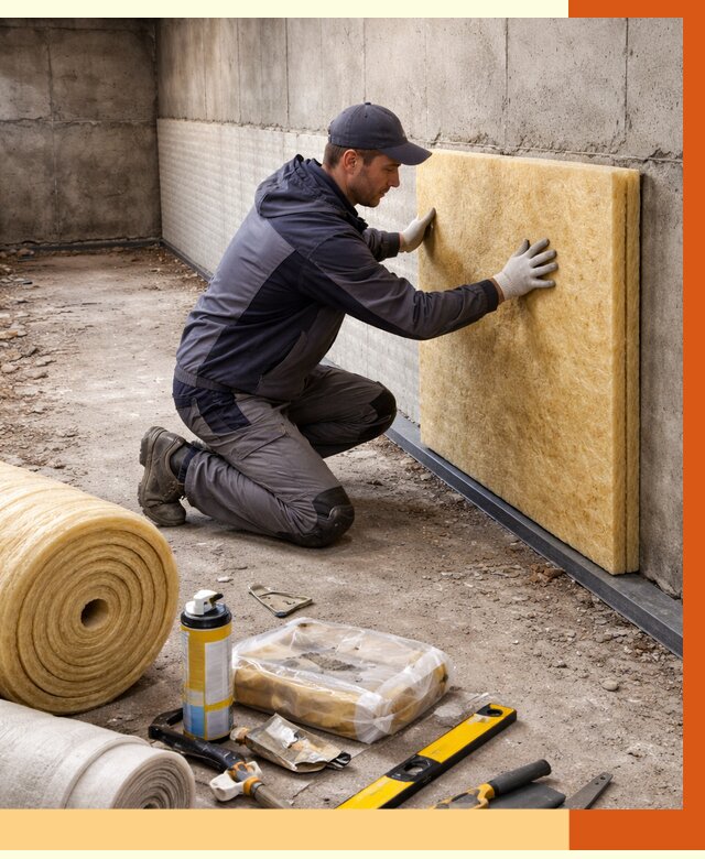 Утепление фундамента изнутри в Кирове от 4352 руб./м2 — работы под ключ | ТепломастерКри