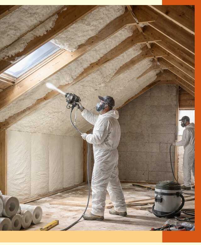 Утепление мансарды ППУ в Кирове от 2850 руб./м² — заказать под ключ | ТепломастерКри