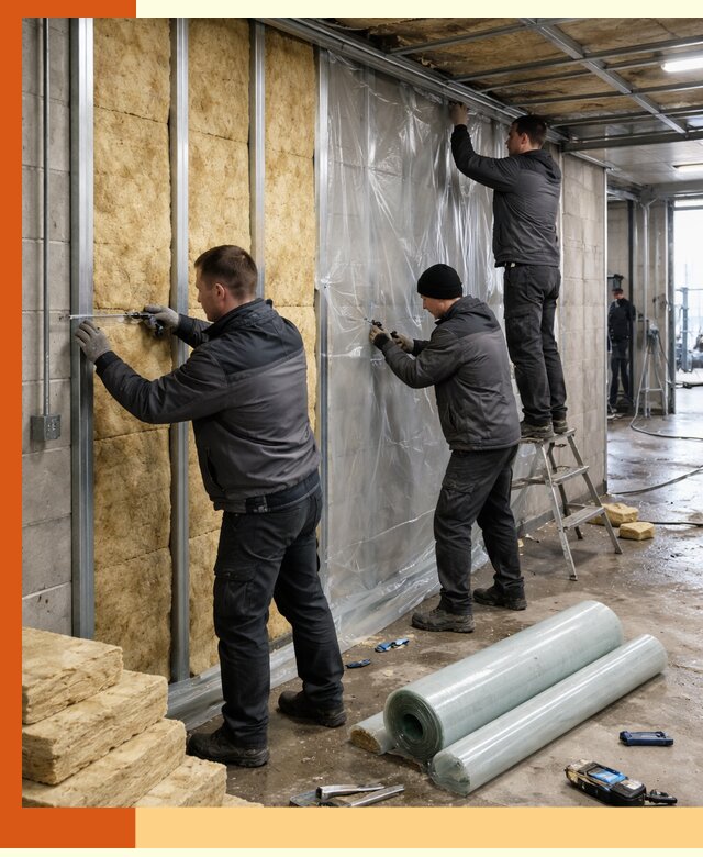 Профессиональное утепление автомойки в Кирове для любого типа помещений