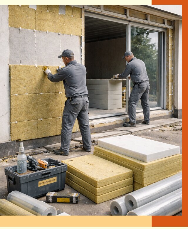 Утепление торгового павильона в Кирове от 15025 руб./м² под ключ | ТепломастерКри