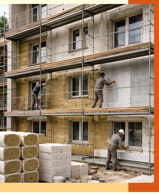 Утепление гостиницы в Кирове от 7461 руб./м2 — комплексно, ППУ, под ключ | ТепломастерКри