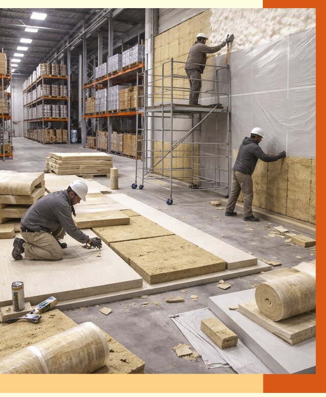 Утепление складского терминала в Кирове от 7772 руб./м² под ключ | ТепломастерКри