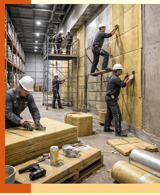 Утепление логистического центра в Кирове качественно и экономично