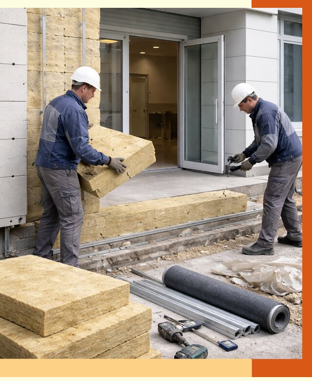 Утепление медицинского центра в Кирове под ключ от 12953 руб./м² | ТепломастерКри