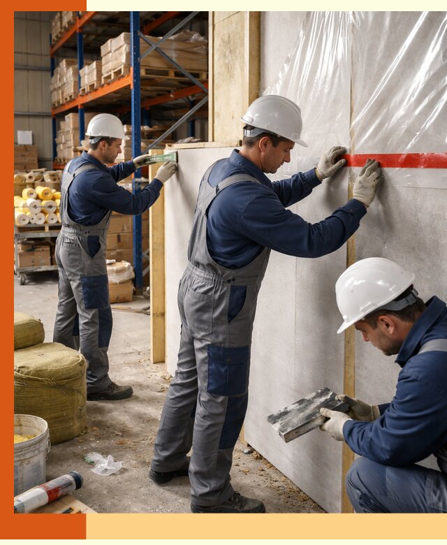 Утепление теплого склада под ключ в Кирове