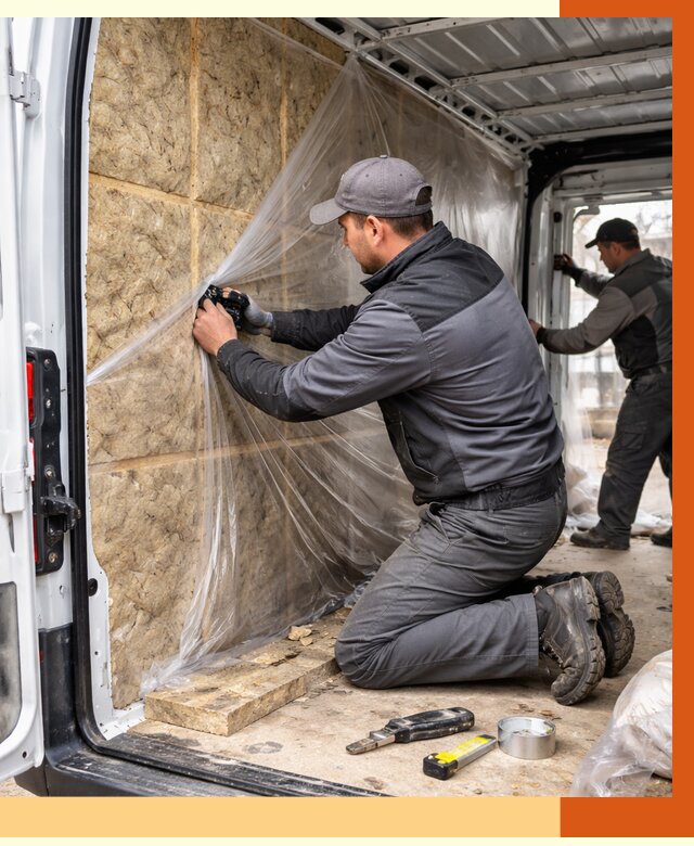 Утепление фургона в Кирове от 17097 руб/м2 — утепление фургона ППУ и кузова | ТепломастерКри