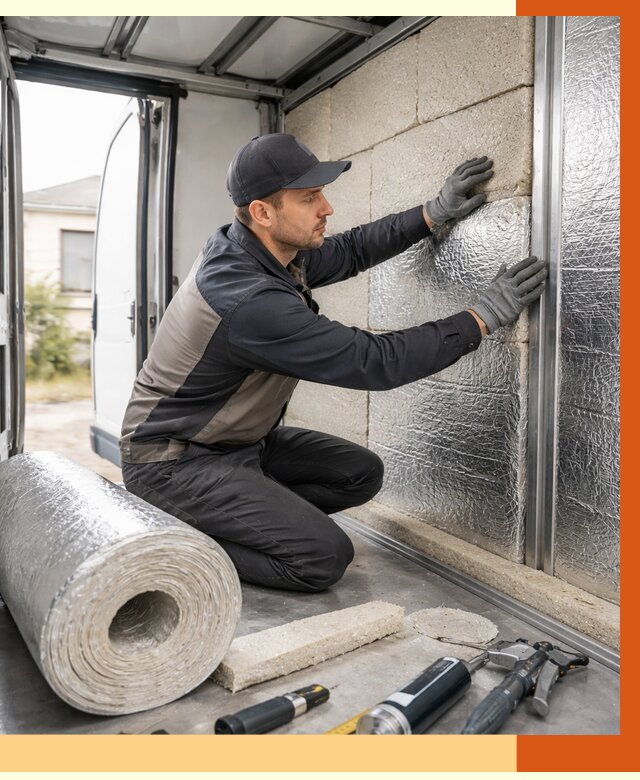 Утепление фургона рефрижератора в Кирове от 12953 руб./м² под ключ | ТепломастерКри