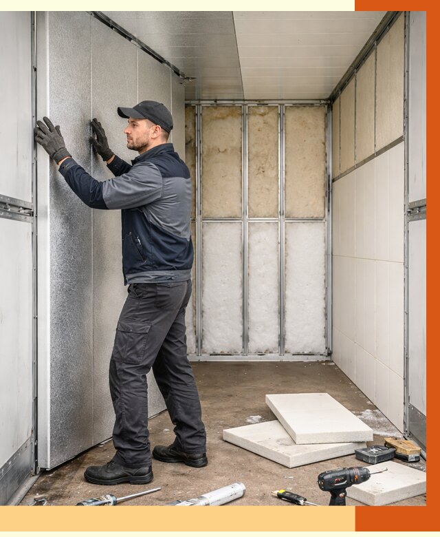 Утепление холодильного кузова в Кирове от 13989 руб. под ключ | ТепломастерКри