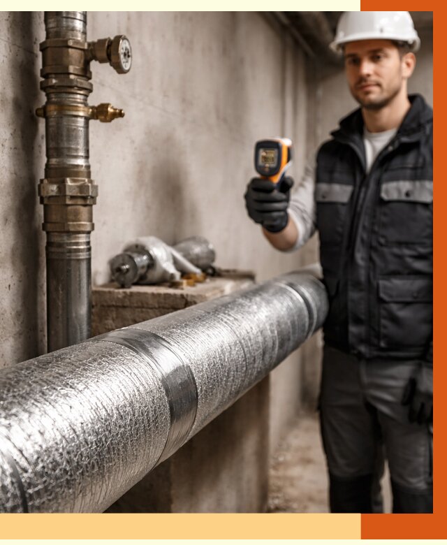 Утепление труб водоснабжения в Кирове от 8808 руб. за м² — услуги ТепломастерКри