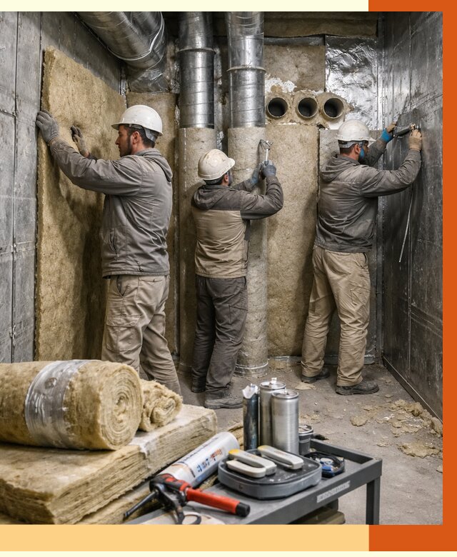 Утепление венткамеры в Кирове под ключ от 1502 руб. — профессионально | ТепломастерКри