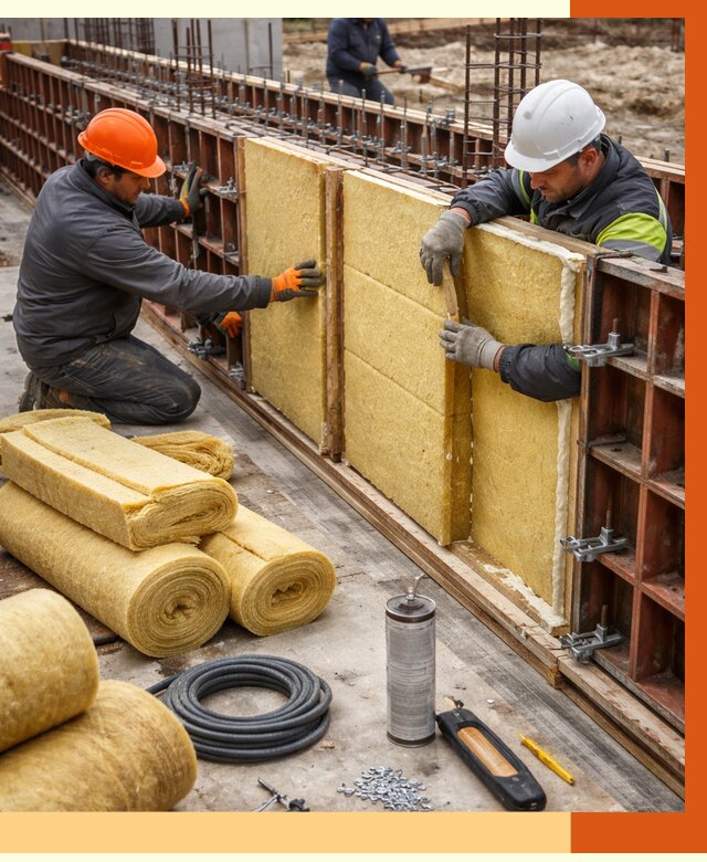 Теплоизоляция опалубки в Кирове от 7461 руб. за м2 — услуги и монтаж | ТепломастерКри