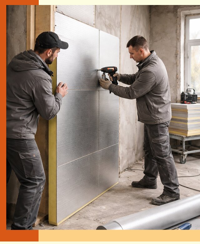 Утепление PIR панелями домов и зданий в Кирове