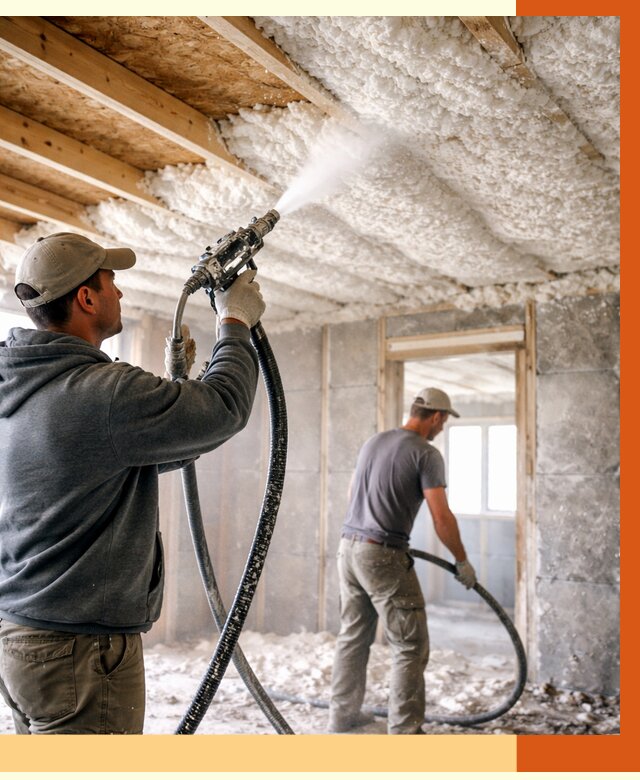 Утепление пеноизолом в Кирове от 1658 руб./м2 под ключ | ТепломастерКри