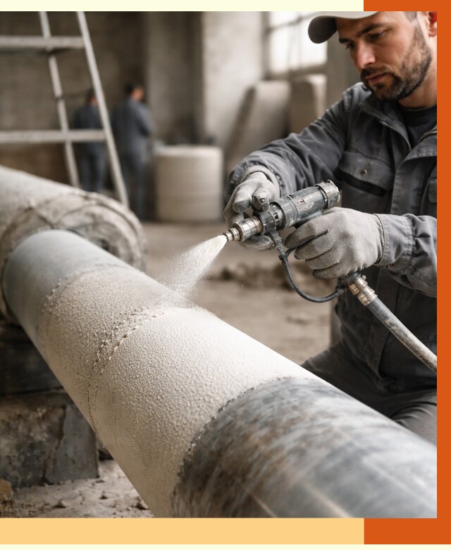Утепление труб жидкой теплоизоляцией в Кирове от 7772 руб. под ключ | ТепломастерКри