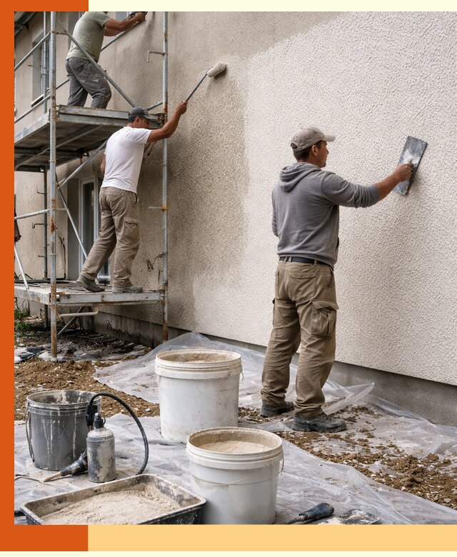 Утепление фасада жидкой пробкой в Кирове