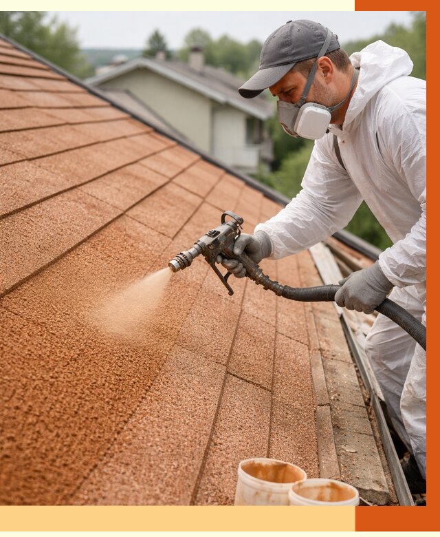 Утепление кровли жидкой пробкой в Кирове от 2798 руб./м² под ключ | ТепломастерКри