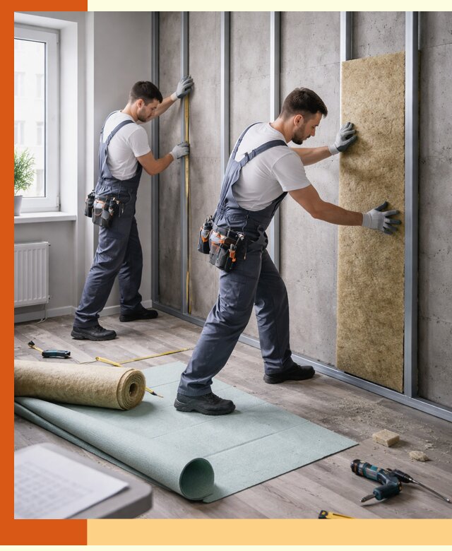 Шумоизоляция квартиры под ключ в Кирове — профессионально и гарантированно