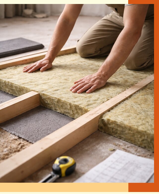 Шумоизоляция пола в Кирове от 1295 руб./м² — профессиональная звукоизоляция | ТепломастерКри