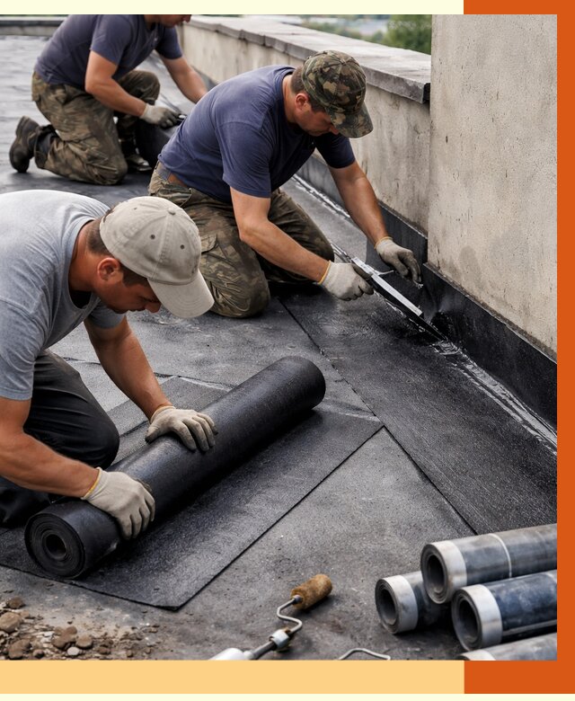 Гидроизоляция кровли в Кирове от 4663 руб. — профессиональная гидроизоляция крыши | ТепломастерКри