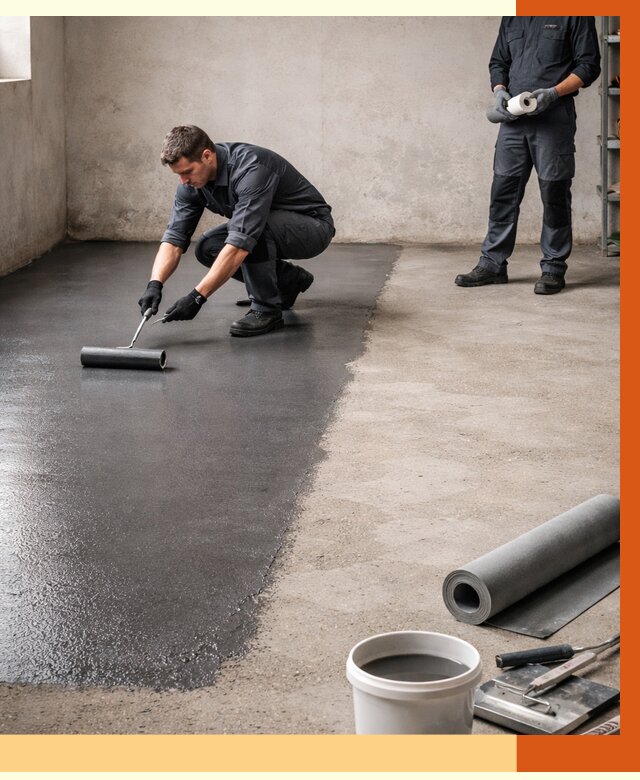 Гидроизоляция гаражного пола в Кирове от 3627 руб./м² — ТепломастерКри профессионально