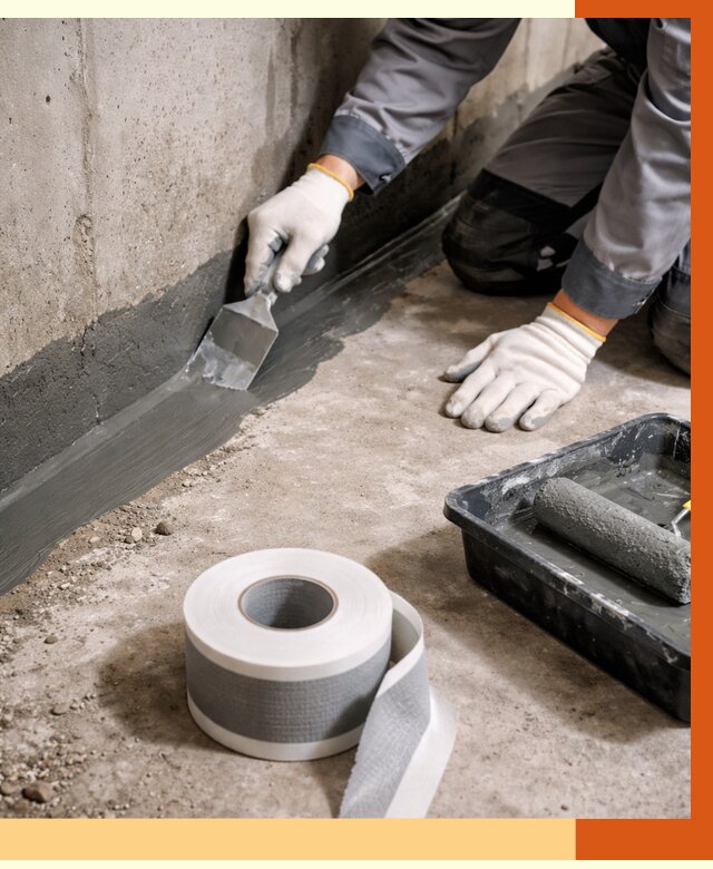 Гидроизоляция швов и герметизация стыков в Кирове от 1295 руб. | ТепломастерКри