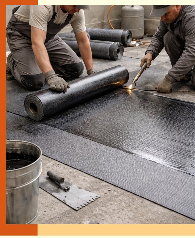 Монтаж гидроизоляционной мембраны в Кирове для зданий и конструкций