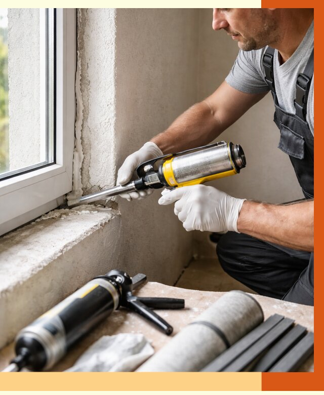 Герметизация стыков и примыканий в Кирове от 1243 руб. под ключ | ТепломастерКри